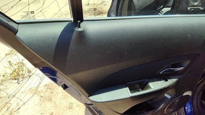 12-16 Chevy Cruze Driver Left Rear Door Trim Panel With Switches Back Black Aff