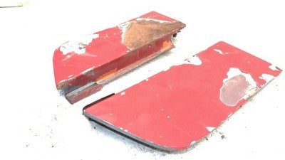 70-73 Nissan Datsun 240Z Driver Passenger Access Cover For Hood Engine Area Red