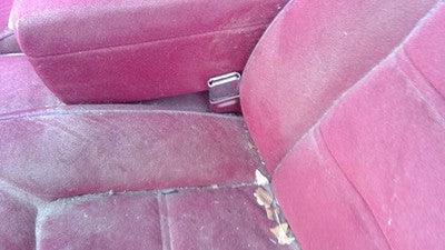 1990 Olds Eighty Eight Driver Left Front Seat Belt Buckle Receiver Oem Red