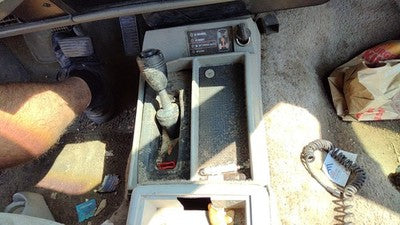 1993 S10 Blazer Center Floor Console Trim Bezel Only Oem Gray