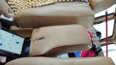 1980 Mercedes 300Td Center Console Lid Only Oem Arm Rest Fold Down Brown