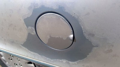 1991 Chevy Caprice Fuel Tank Door With Hinge Gas Lid Oem Filler Blue