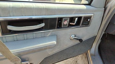1990 Olds 88 Driver Left Front Door Trim Panel Gray