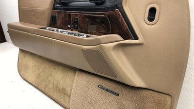 92 Buick Park Ave Ultra Driver Left Front Door Trim Panel With Master Switch Tan
