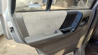 94 Jeep Grand Cherokee Driver Left Rear Door Trim Panel With Switches Back Gray