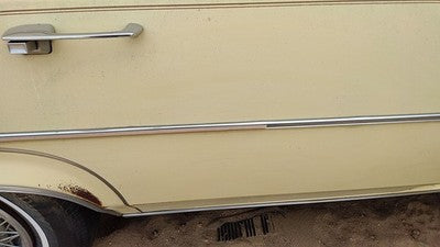 80 Cadillac Deville Passenger Right Rear Moulding From Door Oem Back Trim Strip