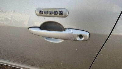 2007-2012 Lincoln Mkz Driver Left Front Outside Door Handle Oem Silver Jp