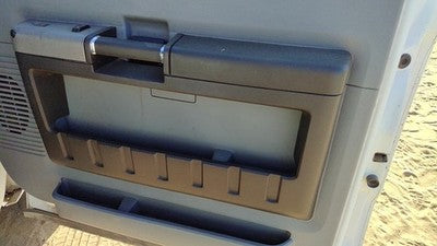 2011-2016 Ford F250 Passenger Right Front Door Trim Panel With Switches Gray 3S
