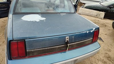 1985-1991 Olds Cutlass Calais Trunk Lid Oem Blue 2 Door 20715542