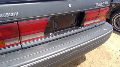 90-92 Galant Vr-4 License Plate Trim Panel From Trunk Wth Middle Tail Lights Awd