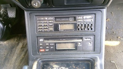 89-93 Mitsubishi Galant Vr-4 Trim Bezel Around Radio Surround Dash Panel Black