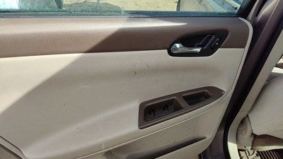 06-08 Impala Driver Left Rear Door Trim Panel With Switches Back Neutral 52C