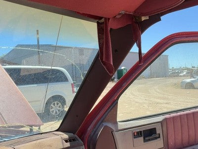90 Chevy S10 Pickup Passenger Right A Pillar Trim Windshield Post Panel Oem Red