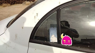 2000-2005 Kia Rio Passenger Right Rear Vent Window Back Door Glass With Frame