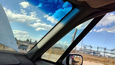 1994 Pontiac Bonneville Passenger Right A Pillar Trim Windshield Post Panel Gray