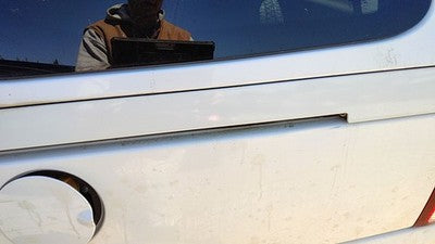 2007 Chevy Uplander Driver Left Rear Door Roller Moulding Oem White 50U