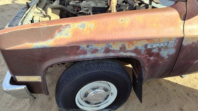 1981-1991 Gmc Sierra C3500 Driver Left Front Fender Oem Brown 15634642