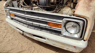 1974-1978 Dodge Van B200 Front Grille Assembly Oem Chrome With Lights 03734002