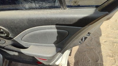 03-04 Bonneville Passenger Right Rear Door Trim Panel With Switches Back Pewter