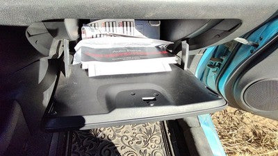 12-19 Versa Note Lower Glove Box Assembly Complete Door With Latch Charcoal G