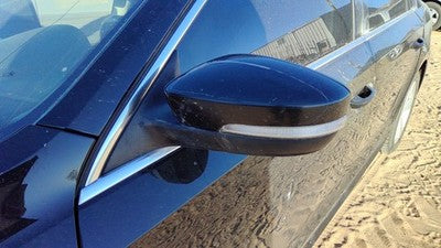2013-2015 Vw Passat Driver Left Side Mirror Door Mounted Oem Power Black A1
