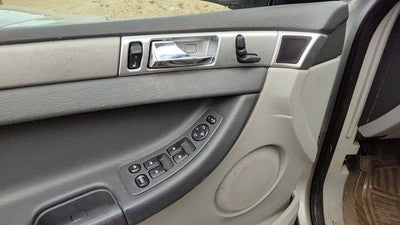 07 Pacifica Driver Left Front Door Trim Panel With Master Switch Gray Da