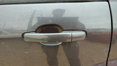 05-09 Chevy Equinox Driver Left Rear Outside Door Handle Back Granite Gray 44U