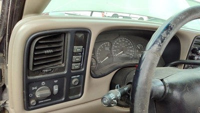 00-02 Silverado 2500 Hd Trim Bezel Around Speedometer Dash Surround Panel Tan