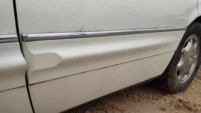 97-05 Buick Park Ave Driver Left Rear Moulding From Door Oem Back Trim White 78u
