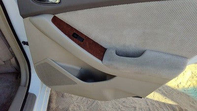 07-09 Altima Passenger Right Rear Door Trim Panel With Switches Back Blond C