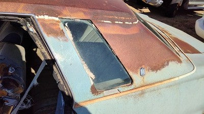 73-77 Supreme Driver Left Rear Quarter Glass Back Side Window 2 Door Coupe