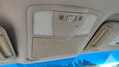 07-09 Nissan Altima Center Overhead Console Dome Light Map Lamp Cubby Blond C