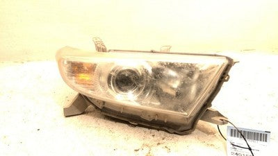 11-13 Toyota Highlander Passenger Right Head Light Front Lamp With Bracket Se