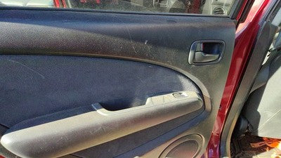 04 Mitsubishi Outlander Driver Left Rear Door Trim Panel Wih Switches Back Black