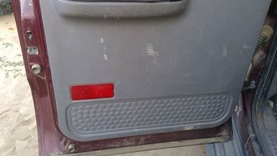 2005-2007 F350 Super Duty Driver Left Rear Inside Door Trim Panel Only Back Gray