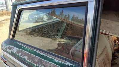 84-91 Jeep Grand Wagoneer Passenger Right Rear Quarter Glass Back Side Window