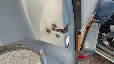 1993 Buick Lesabre Driver Left Rear Door Latch With Rods/Cables Oem Back