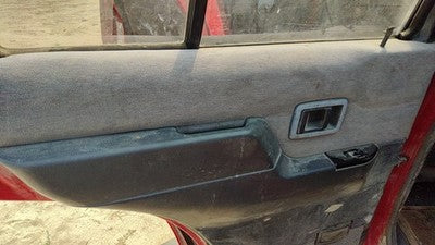 1995 Nissan Pathfinder Driver Left Rear Door Trim Panel With Switches Back Gray