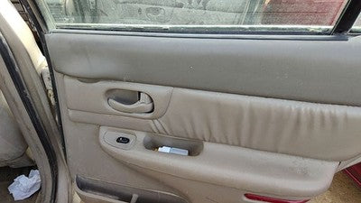 97-98 Century Passenger Right Rear Door Trim Panel With Switches Back Taupe 52B
