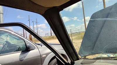1997 Suzuki Sidekick Driver Left A Pillar Trim Windshield Post Panel Gray Gri