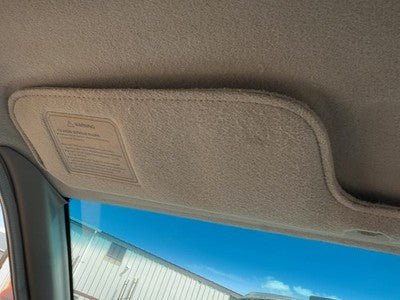 1995 Isuzu Rodeo Driver Left Sun Visor Oem Gray 160