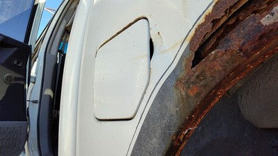 2004-2015 Nissan Titan Fuel Tank Door With Hinge Gas Lid Oem Filler Q10 White