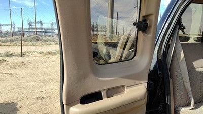 1997-1998 Ford F150 Passenger Right Rear Inside Door Trim Panel Back Tan Mx