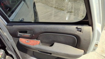 10-14 Chevy Tahoe Passenger Right Rear Door Trim Panel With Switches Back Black