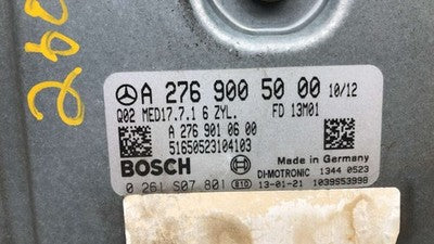 13-15 Mercedes C300 Electronic Control Module Computer Ecm Ecu 3.5L 2769004900