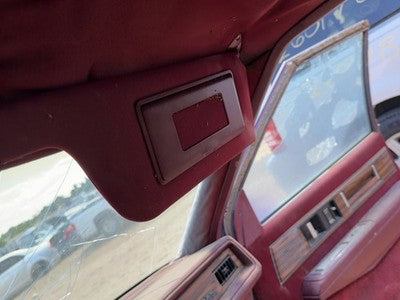 1987 Buick Park Ave Passenger Right Sun Visor Oem Red