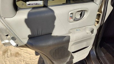 98-01 Bravada Driver Left Rear Door Trim Panel With Switches Back Pewter 922