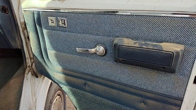 1995 Gmc Van 3500 Passenger Right Front Door Trim Panel With Switches Blue
