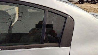 2007-12 Nissan Sentra Sr Driver Left Rear Vent Window Back Door Glass With Frame