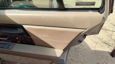 1992 Buick Park Ave Ultra Passenger Right Rear Door Trim Panel With Switches Tan